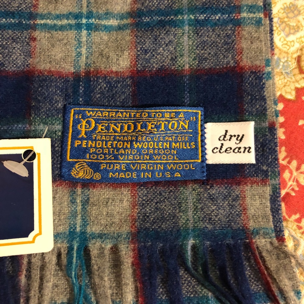 (2) Pendleton 100% Virgin Wool Scarves NWT
